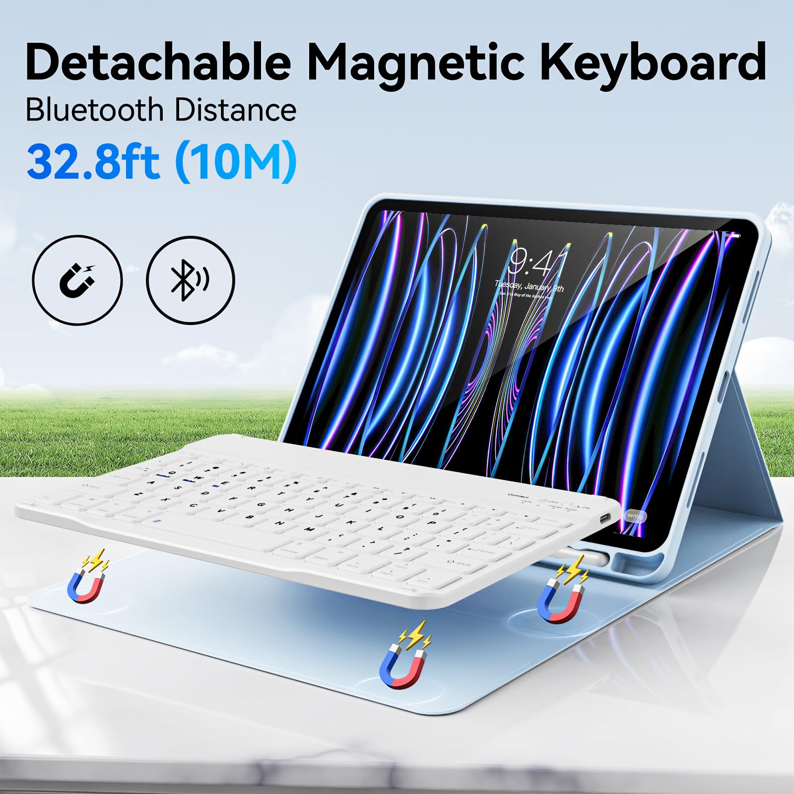 Amazon.co.jp: KVTVOU キーボードケース iPad Pro 11インチ 第4世代